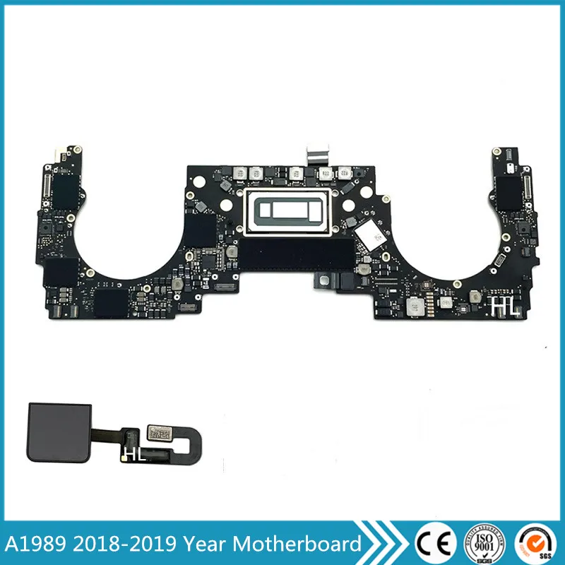 

Материнская плата A1989 для ноутбука, материнская плата 820-00850-A 820-00850-07 для MacBook Pro Retina 13 ", логическая плата 2018 2019 8 Гб 16 Гб 256 ГБ 512 ГБ 1 ТБ
