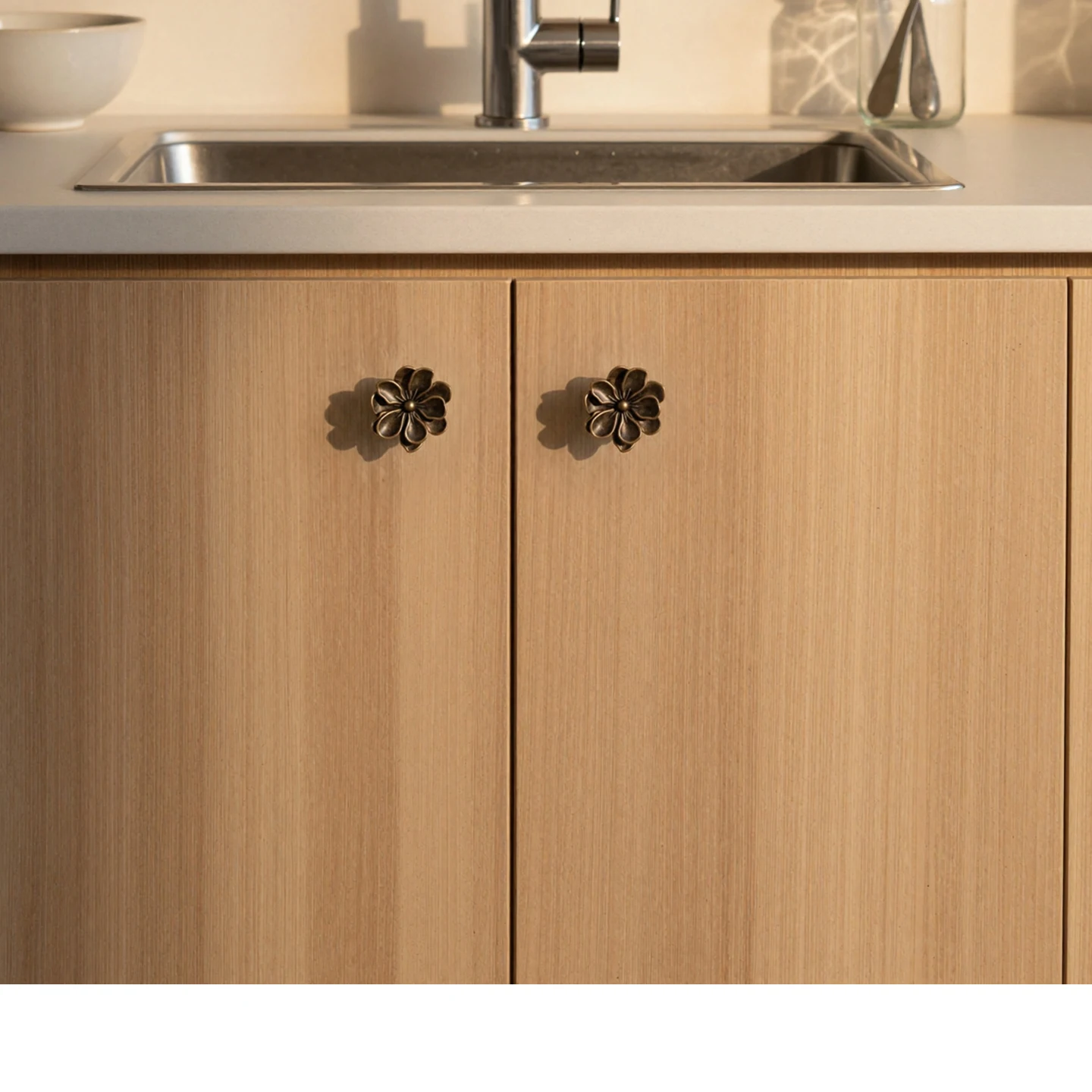 camellia brass cabinet knobs product detail 22