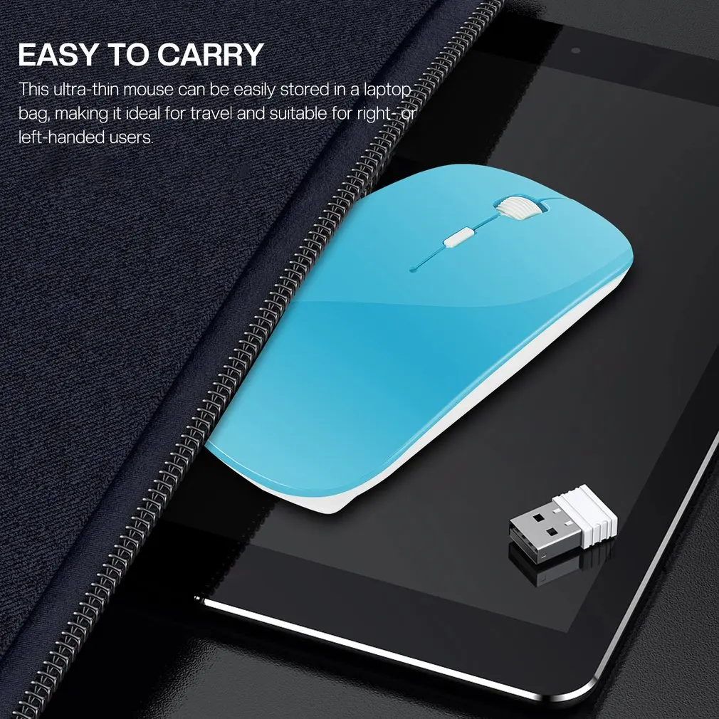 New Wireless Mouse 3 Adjustable Stable DPI 2.4G Wireless Mice Receiver Portable Ultra Thin Optical Mouse For PC Laptop Notebook