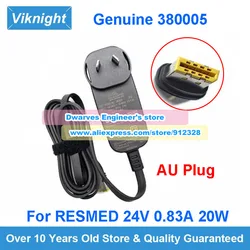 AU/US/EU Plug 24V 0.83A 20W AC Adapter 380005 IP22 For RESMED AIRMINI TRAVEL CPAP MACHINE 380002 Power Supply 380008 Charger