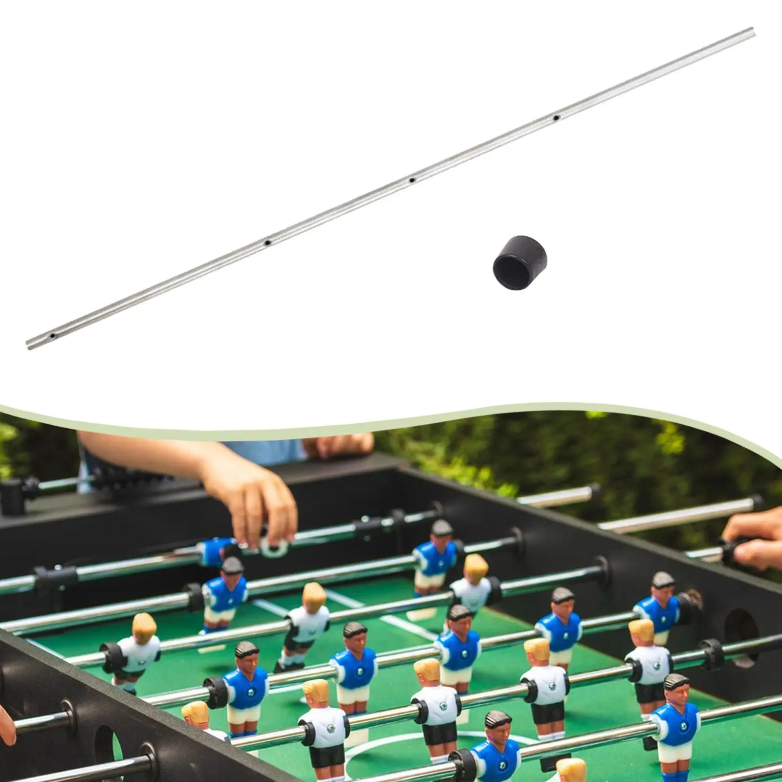 

Tabletop Foosball Table with 2.5mm Hole, 6mm Diameter, Metal.
