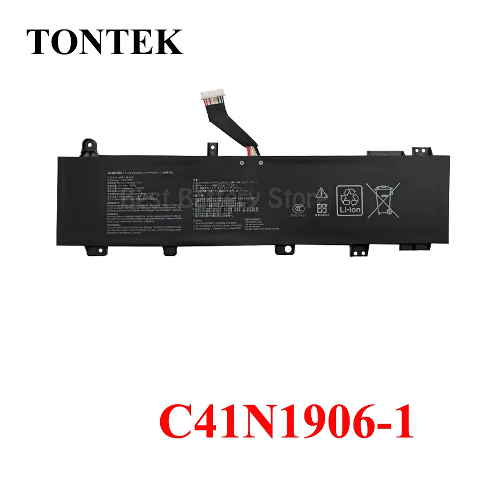 C41N1906-1 Laptop Battery For ASUS GX550LWS GX550LXS FA506QR FA506QM FA706IH FA706QR FX506HC FX506HM FX706H