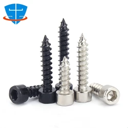 M2 M2.6 M3 M3.5 M4 M5 M6 Dureza de alta resistencia Acero al carbono Cabeza de copa negra Cabeza de copa redonda Hexagonal Tornillos autorroscantes Cabeza cilíndrica niquelada Modelo Tornillos de madera