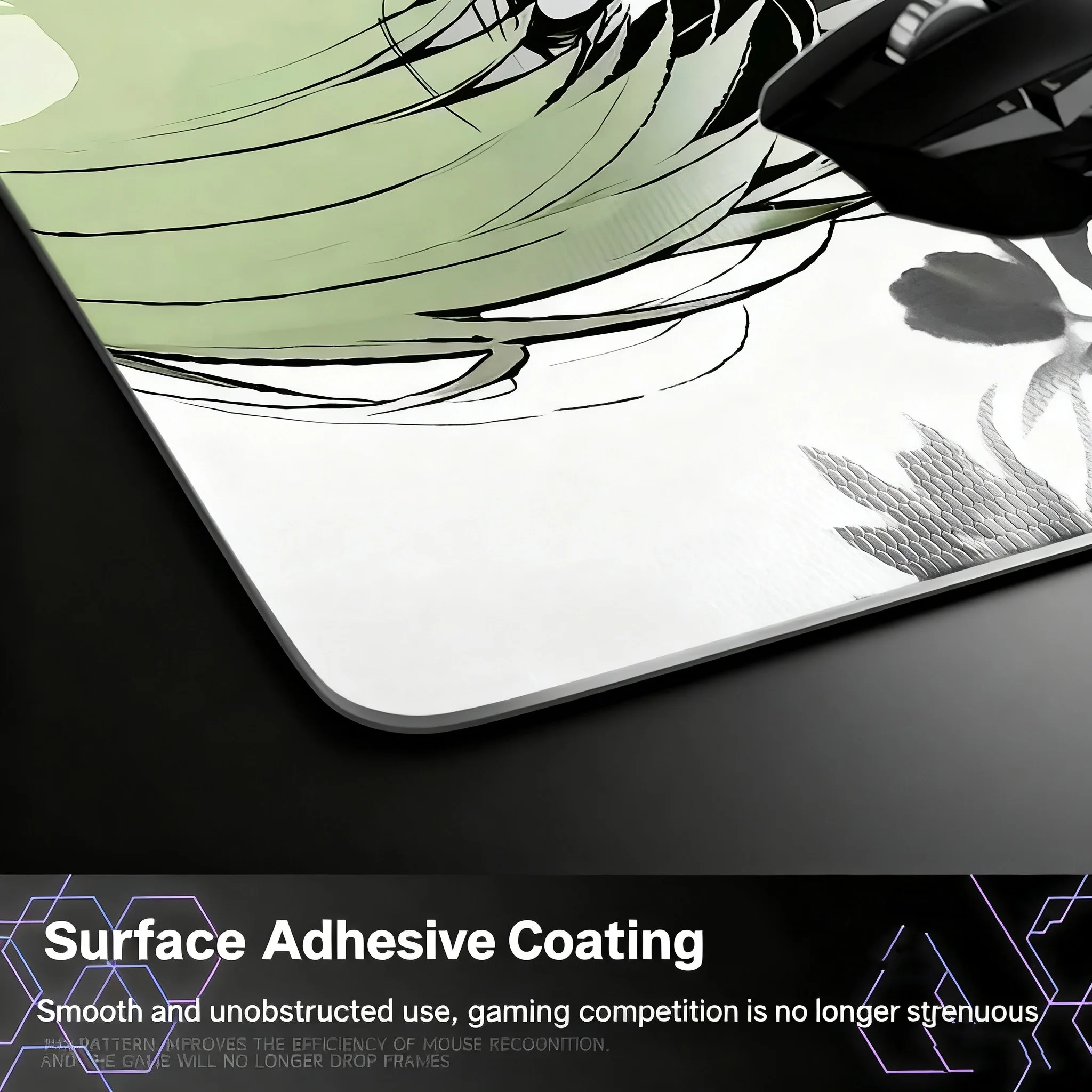 

Trend Comics Characters Glass Gaming Mouse Pad Frosted Surface Desk Tempered Glass Mouse Pad E-Sports FPS Game Glass Mouse Pad