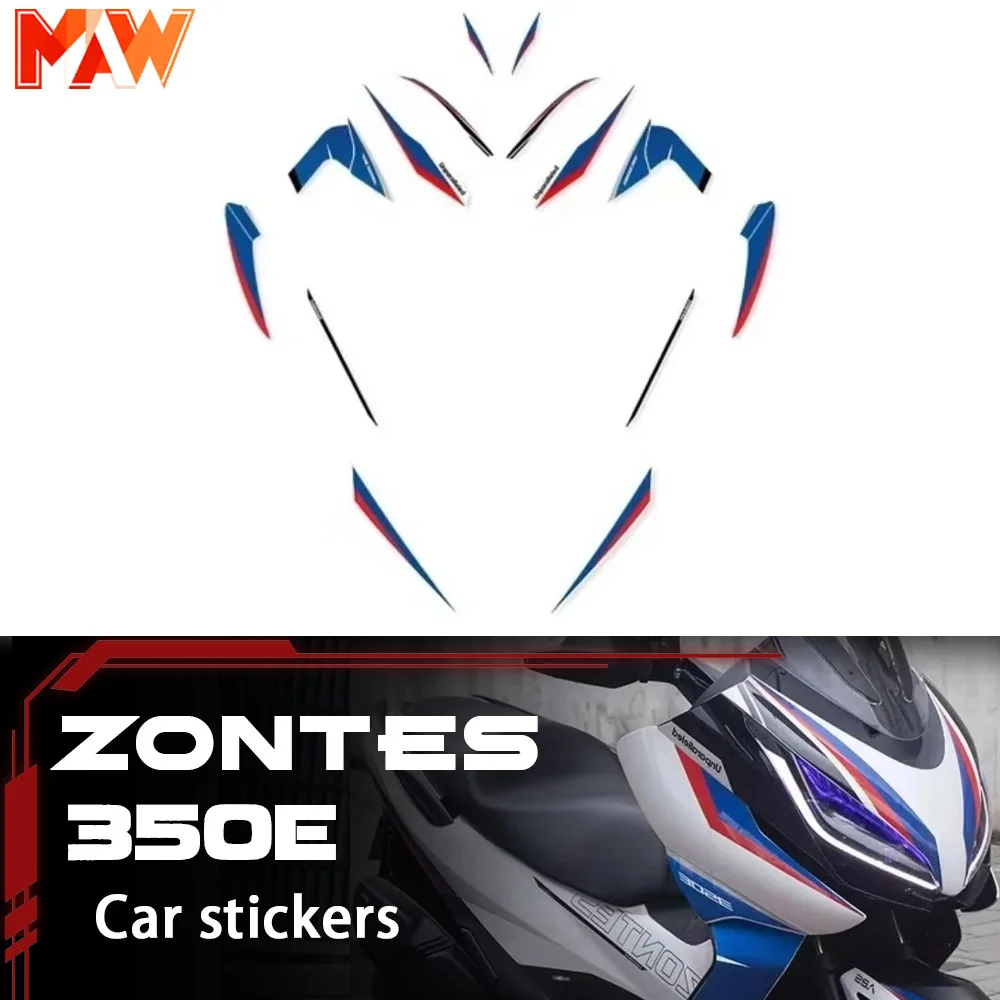 ZONTES 350E E350 350 E Motorcycle Side Panel Stickers Full Vehicle Stickers Stretch Decals Decals Decoration