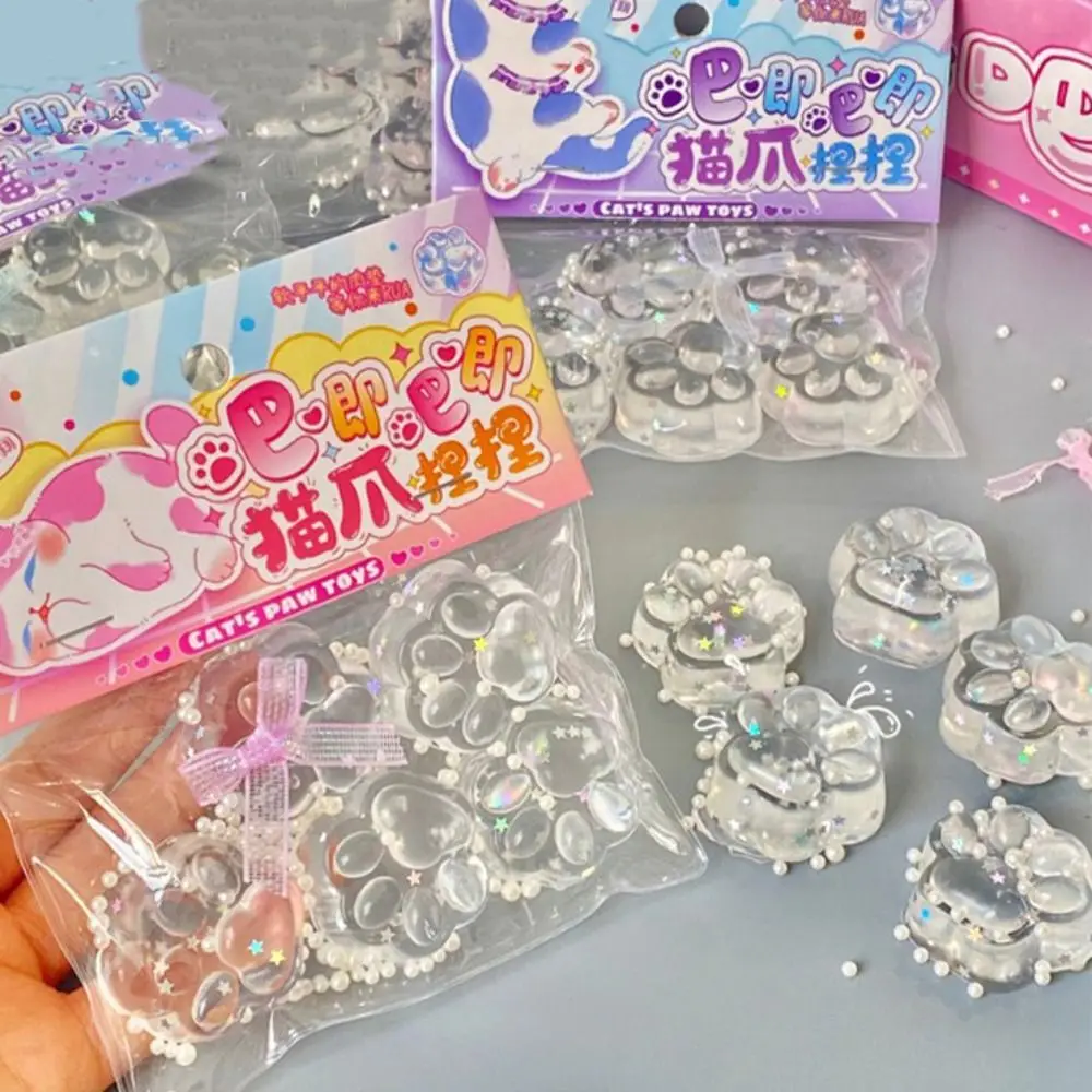 

Забавная светящаяся игрушка в виде кошачьей лапы с медленным отскоком, силиконовая мультяшная игрушка-непоседа, мягкая 3D игрушка в виде кошачьей лапы, детская хитрая кукла