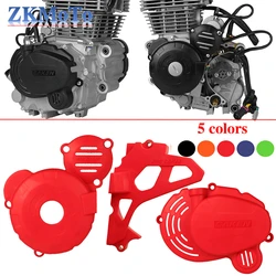 Plastic Engine Clutch Guard Water Pump Cover Ignition Protector for ZongShen CB250F ZS172FMM-3 Engine KAYO T4 GUIZUN BOSUER BSE
