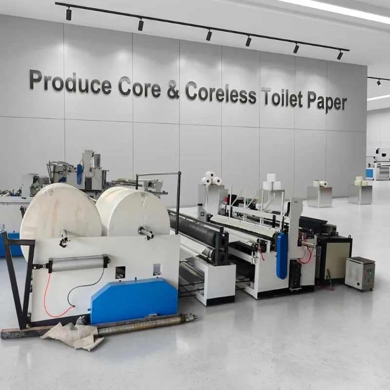 Factory Direct  Toilet Tissue Production Line Embossing Perforating Rewinding Packaging Machine