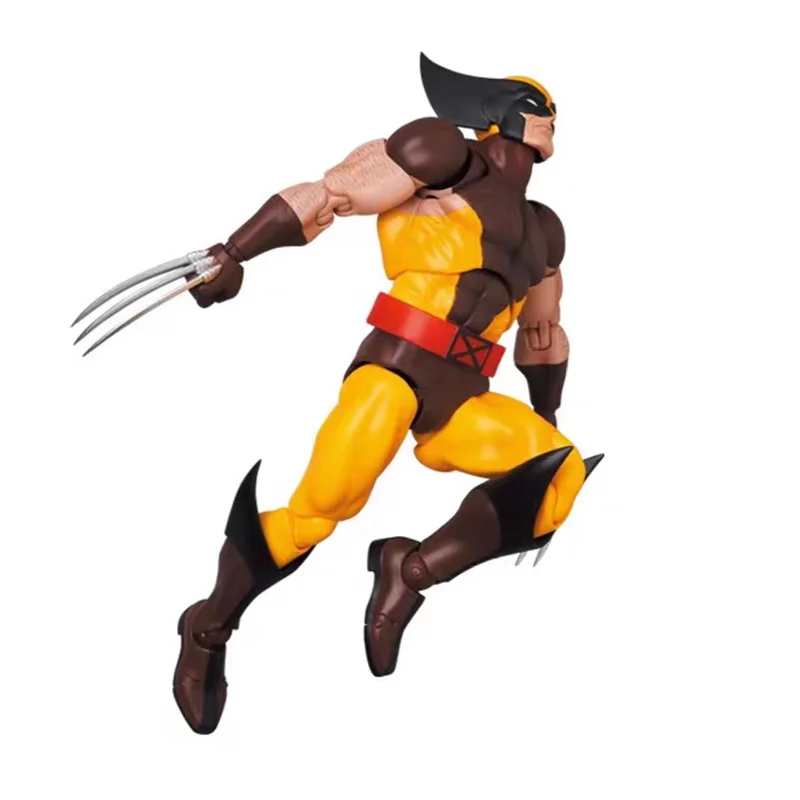 CT Toy Wolverine Mafex 138 Manga Marrone Vestito Wolverine Logan X-Men Action Doll Shf Anime Doll Modello Giocattolo per bambini Regalo di Natale