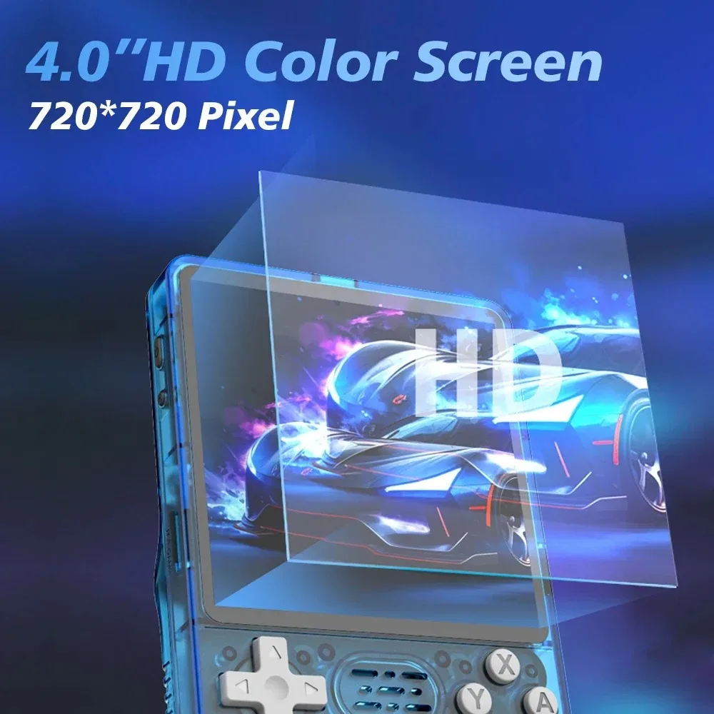 FLLTF R36 Plus Retro Handheld Game Console Linux 64-bit System 4" IPS Screen RK3326 Portable Pocket Video Player  Games