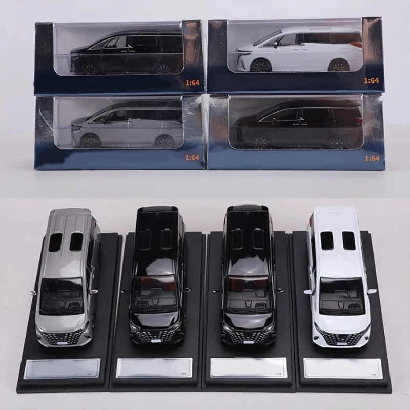 Diecast 1: 64 Scale Business Vehicle Simulation Alloy Car Model 2023 Finished Product Hobbies Collection Ornaments Gifts