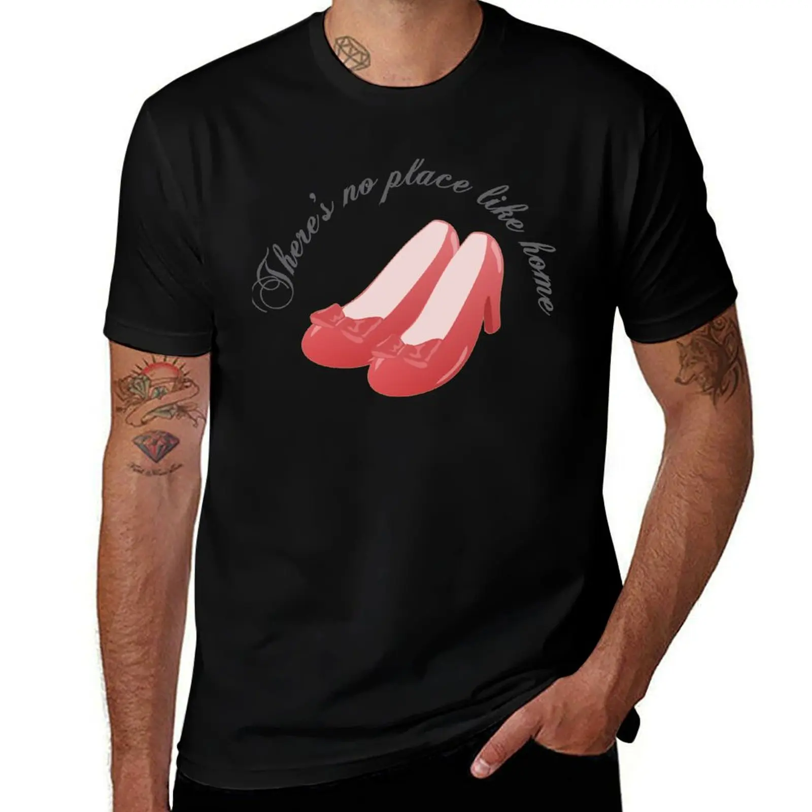 The Ruby Slippers T-Shirt Fashion Graphic Tee for Men T-Shirt