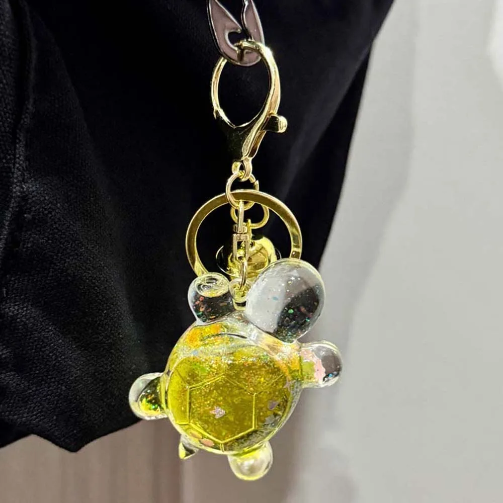 Statue Shiny Candy Color Turtle Collection Kawaii Cartoon Turtle Turtle Acrylic Jewelry Turtle Small Ornament Student