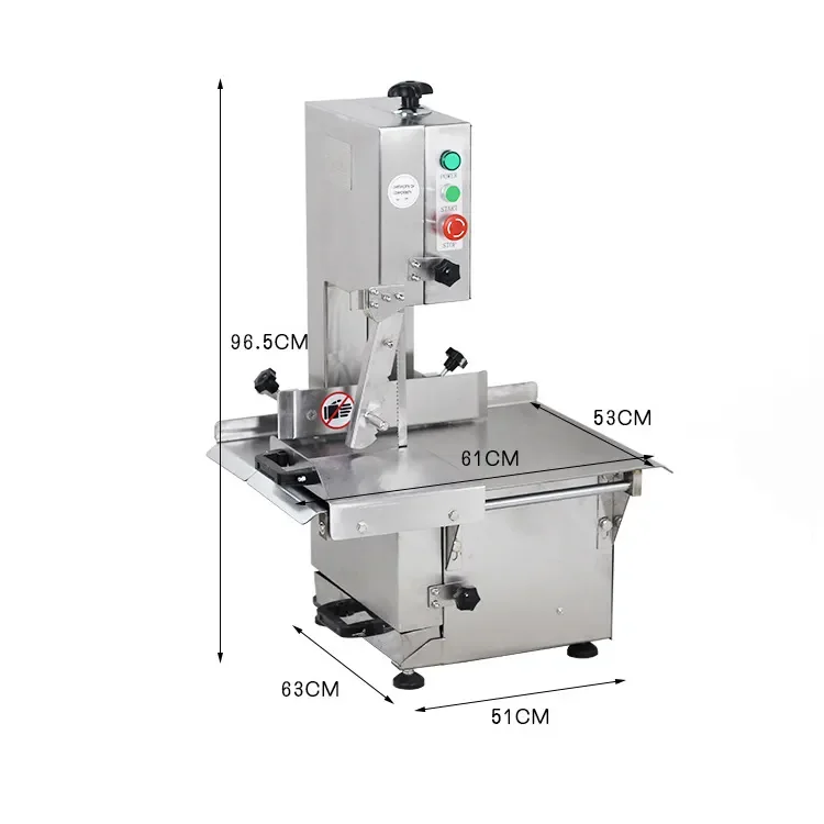 Automatic Meat Bone Cutter Machine Factory Price Desktop Bone Sawing Machine Electric Bone Sawing Machine