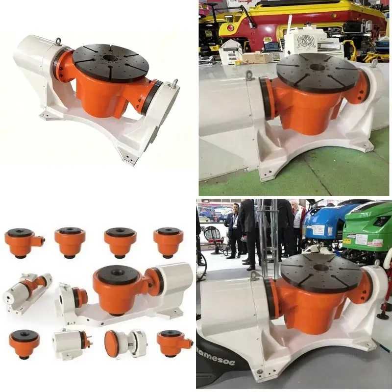 Industrial Welding Positioner Robot Turntable 500kg Load CNC Machine Tool Positioning Equipment 0.35kW 380V 1 Year Warranty