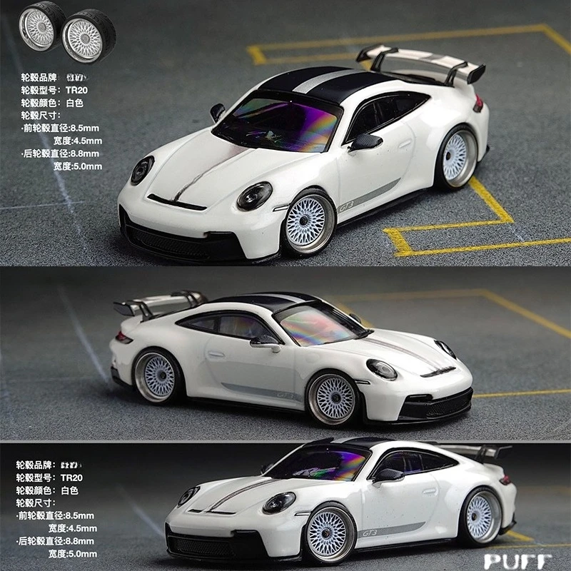 PuffStudio_1:64 Wheels 8.5/8.8mm Suitable for 1/64 Car Model Modification Accessories