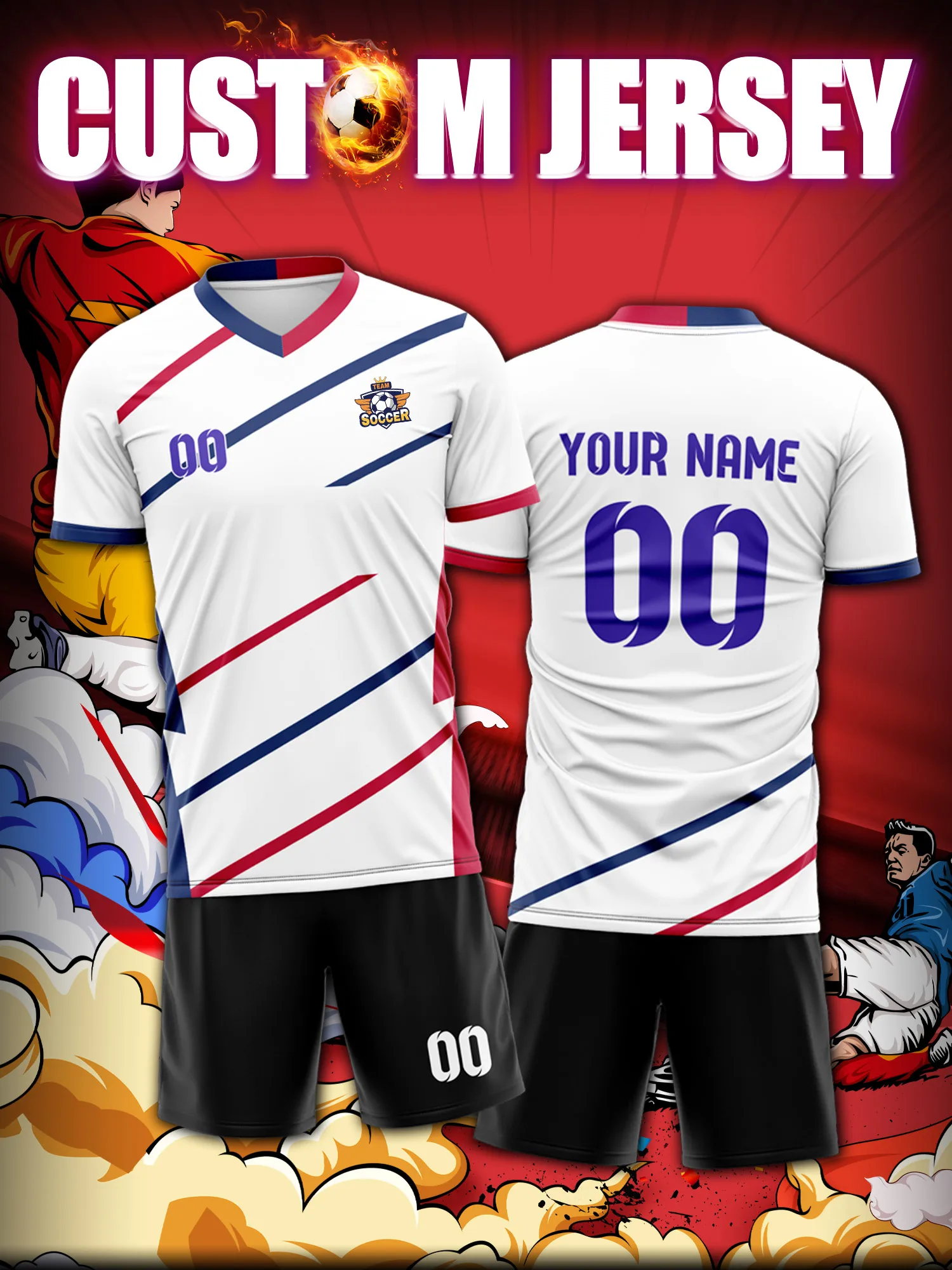 

Спортивные футболки с V-образным вырезом для мужчин и женщин 2026 года с индивидуальным именем и номером, быстросохнущие, модные, с технологией сублимации