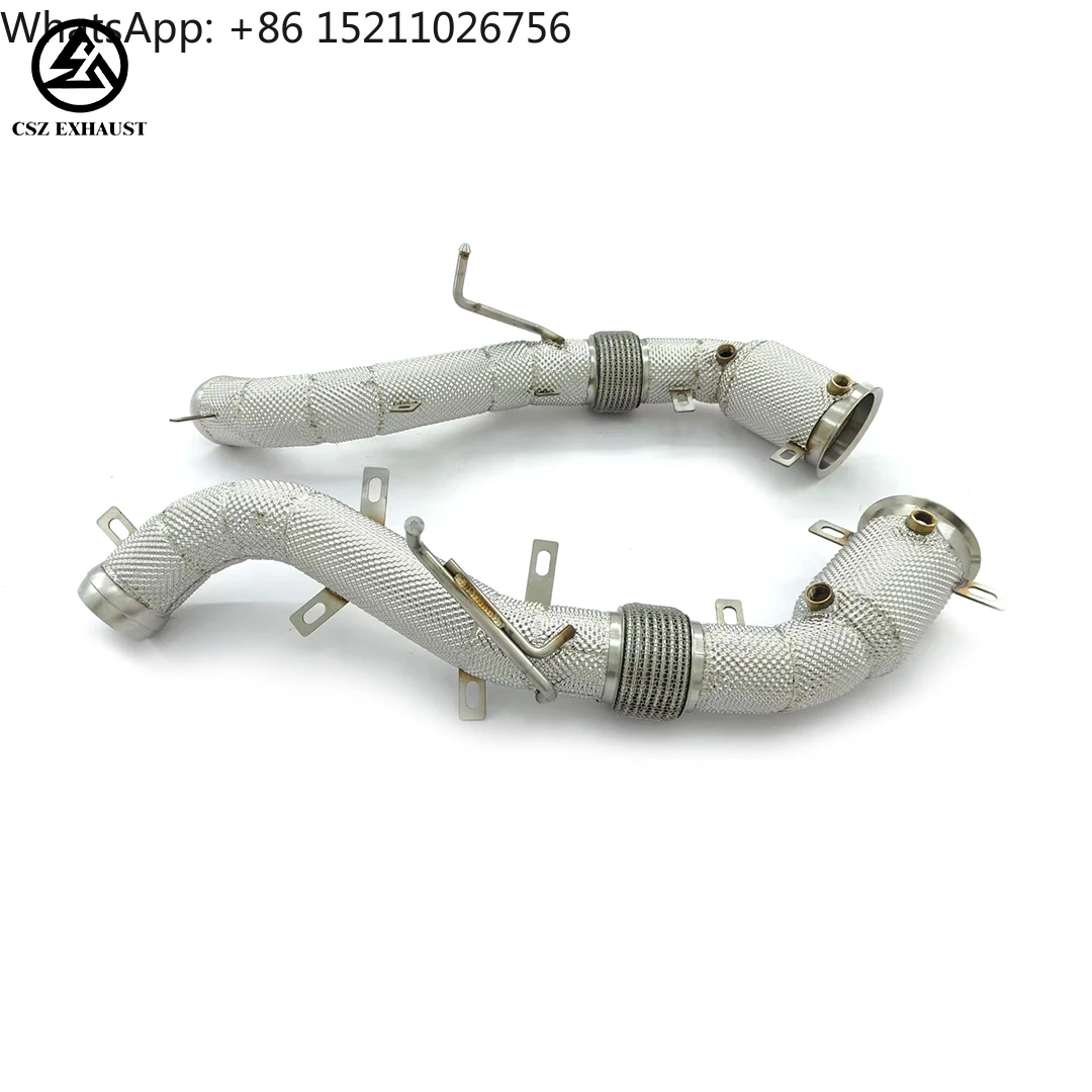 CSZ Quick Delivery Racing Downpipe for McLaren 650S 570S 540C MP4-12C Exhaust Pipes Stainless Steel Downpipe
