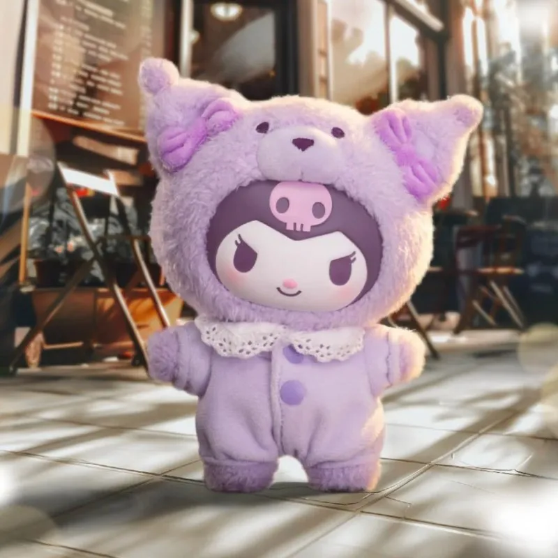 

Plush Sanrio Vinyl Latte Baby Series Blind Box Kuromi Cinnamoroll Trendy Cute Doll Birthday Gift Collection Deskt Toyop Ornament
