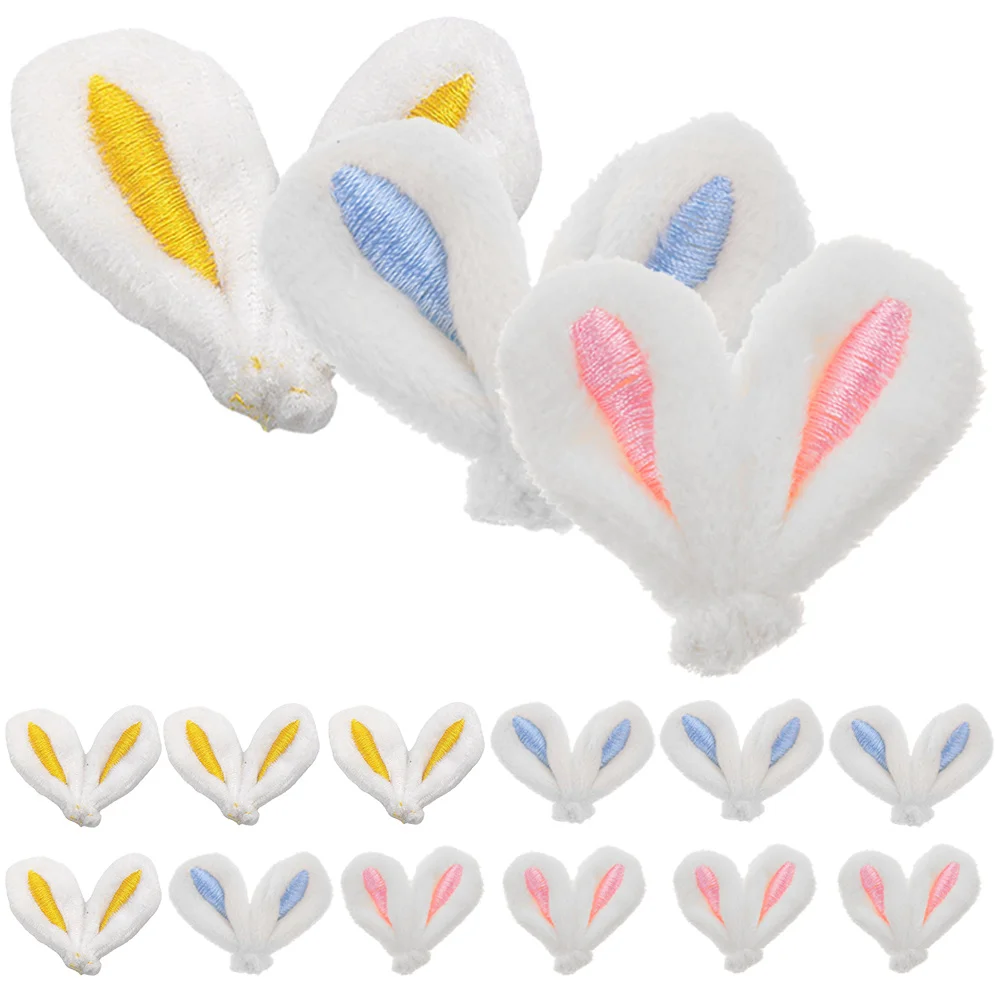 30 Pcs Trimmer Rabbit Ears Hair Accessories for Jewelry Cloth Charm Hairband Bunny Creative Decor Crafts Child