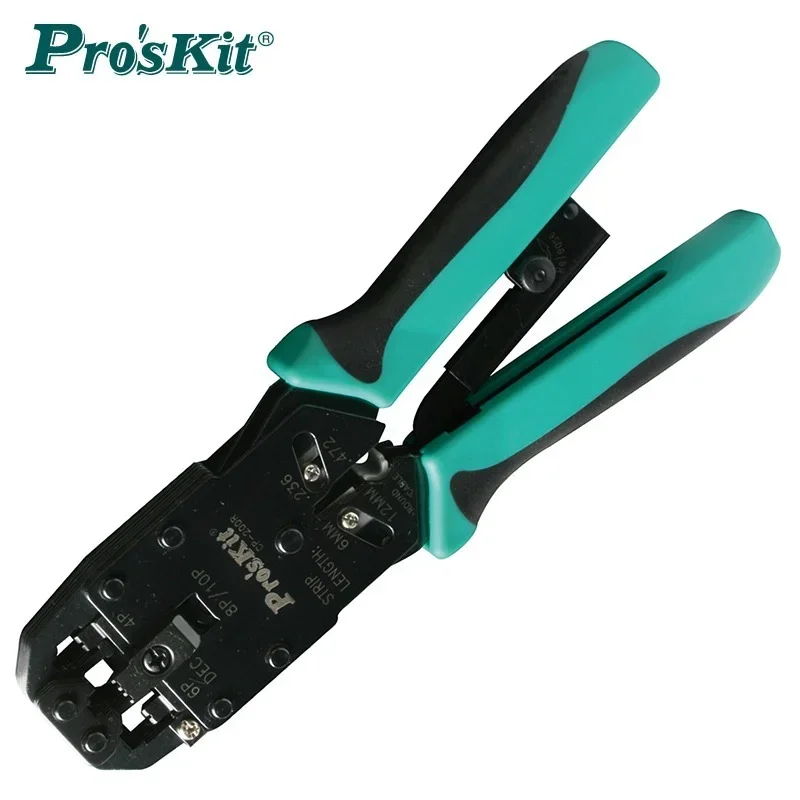 4 in 1 Pro'skit CP-200R 4P/6P/8P/10P/Professional crimping tool crimping tool network cutter modular crimping belt hand tool