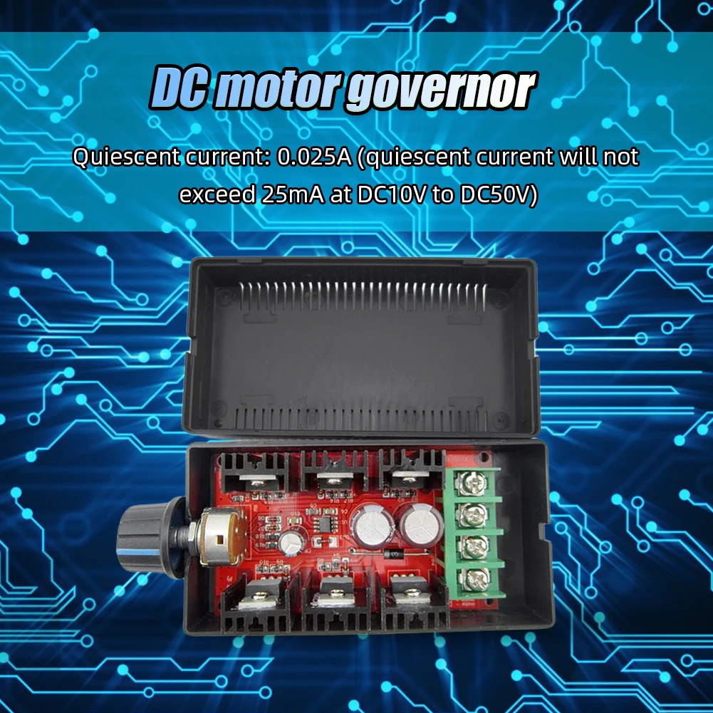 DC 12V 24V 48V Motor Speed Controller 2000W Motor Speed Regulator 10-50V MAX 40A PWM HOO for Car Motor