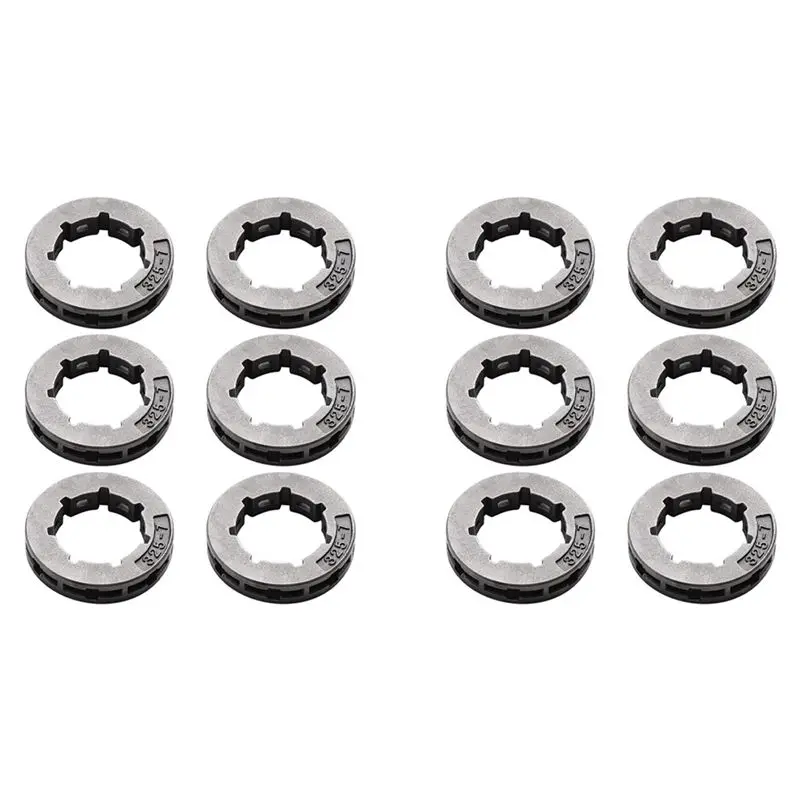 ABJN-12Pcs Sprocket Drive Rim (.325Inch) 19MM Small 7T Spline For 501 45 74-02, 501457402, For Stihl 11892 Chainsaw