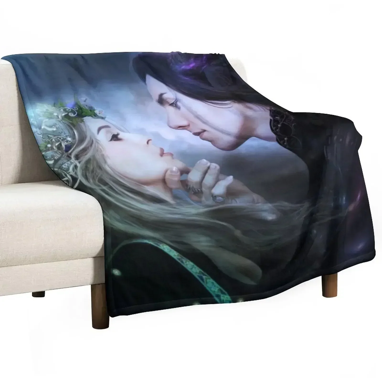Hades and Persephone Throw Blanket Soft Plush Plaid Decorative Sofa Hair Plaid on the sofa bed plaid warm winter Blankets