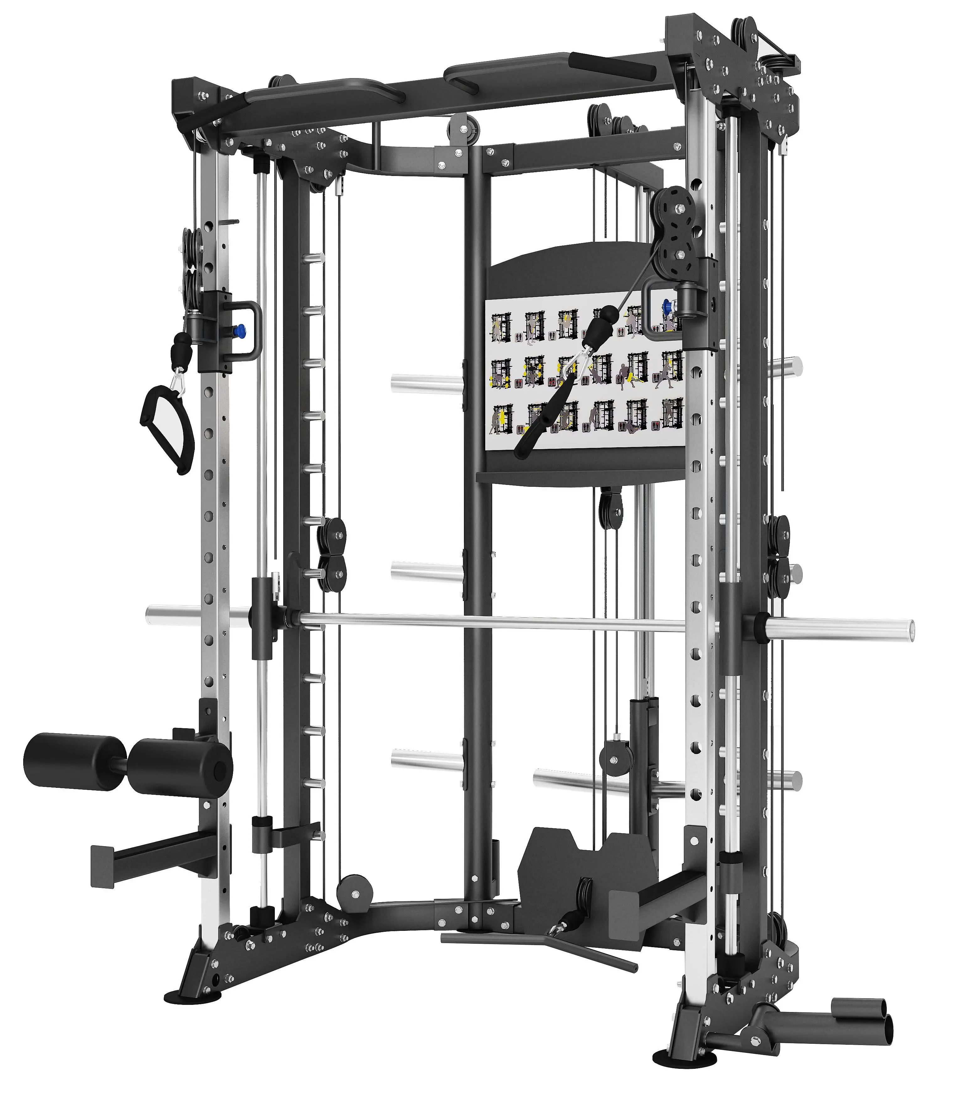 fitness manufacturer Selling Home use multi functional smith machine cross trainer multi gym equipment