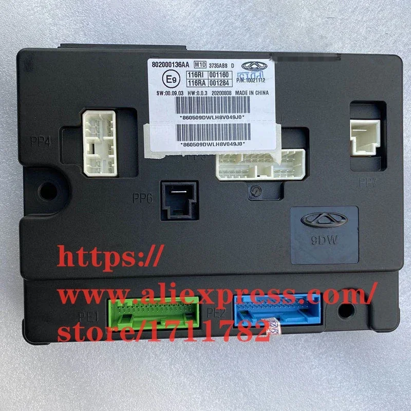 Body Controller For Chery Arrizo 5/GX/EX Body Control Module/Glass Lifting Control Module 802000136AA