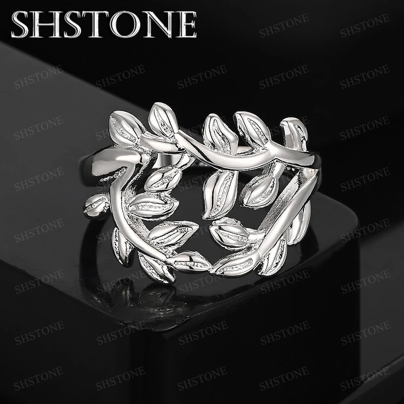 

Luxury New Jewelry 925 Sterling Silver Wedding Ring Fine Beautiful Flower Ring Women Banquet Party Birthday Gift Accessories