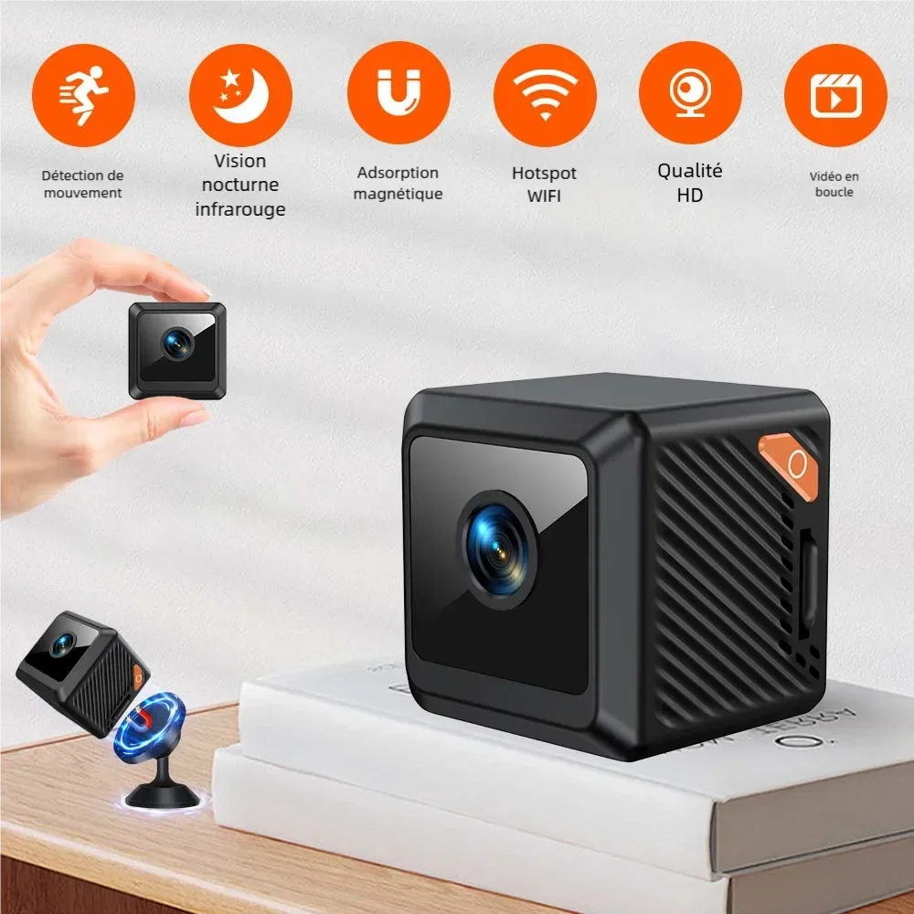 Compact Multi - Functional Camera with Motion Detection, Infrared Night Vision, Magnetic Mount and WiFi Connectivity