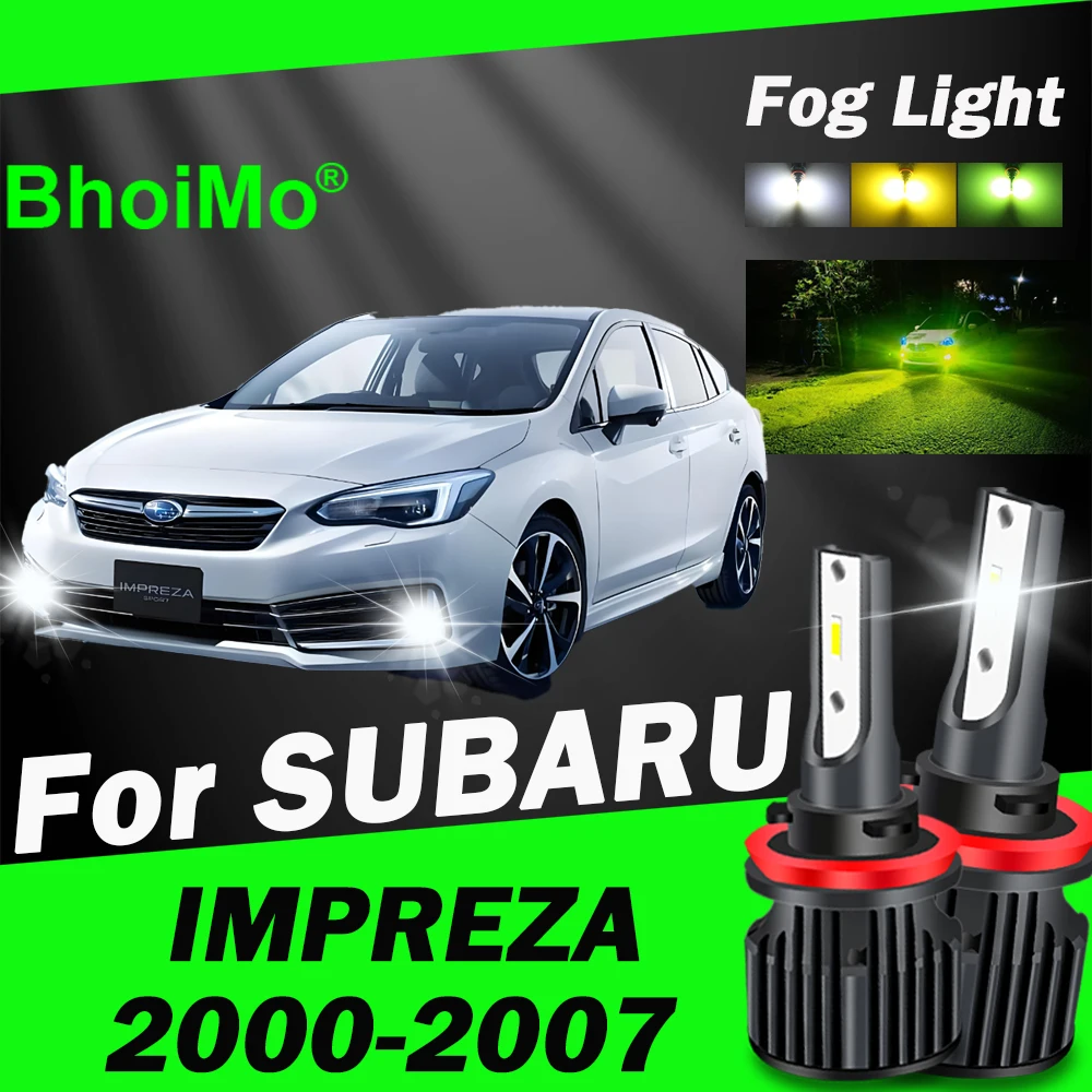 

BhoiMo For SUBARU IMPREZA 2000 - 2007 Front Fog Light Bulb 2001 2002 2003 2004 2005 2006 Led Lamps