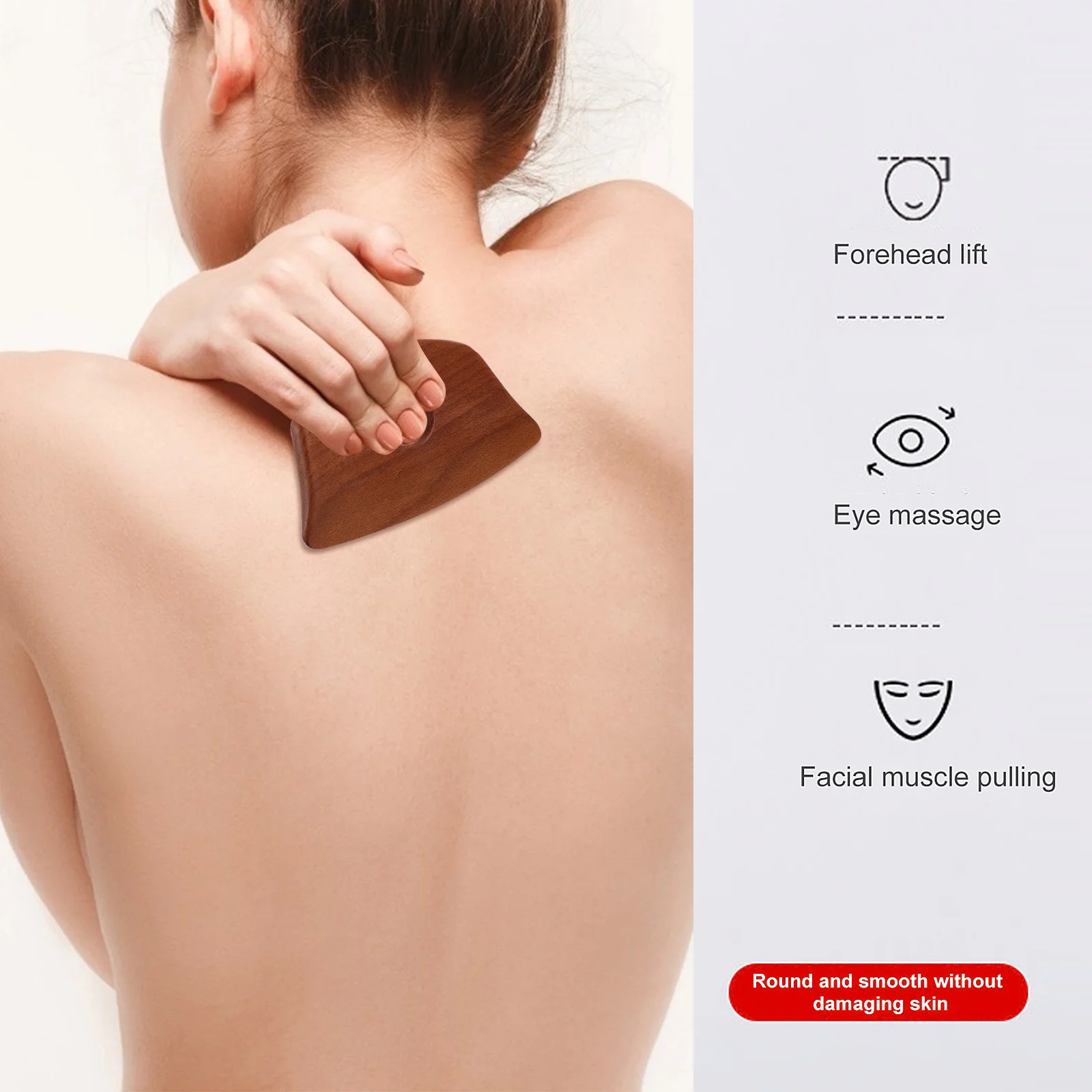 

1Pcs Gua Sha Plate Scraping Board High Quality Massaging Tool Portable Exquisite Pain Relief Beauty Scrape Plate