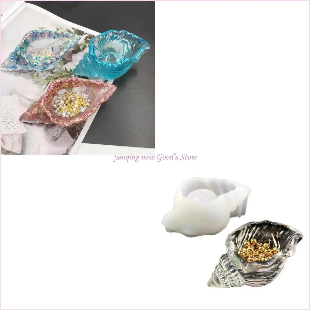 

57QA раковина, лоток для ювелирных изделий, смоляная форма, мыло, коробка для хранения сережек, силиконовая форма, форма для для