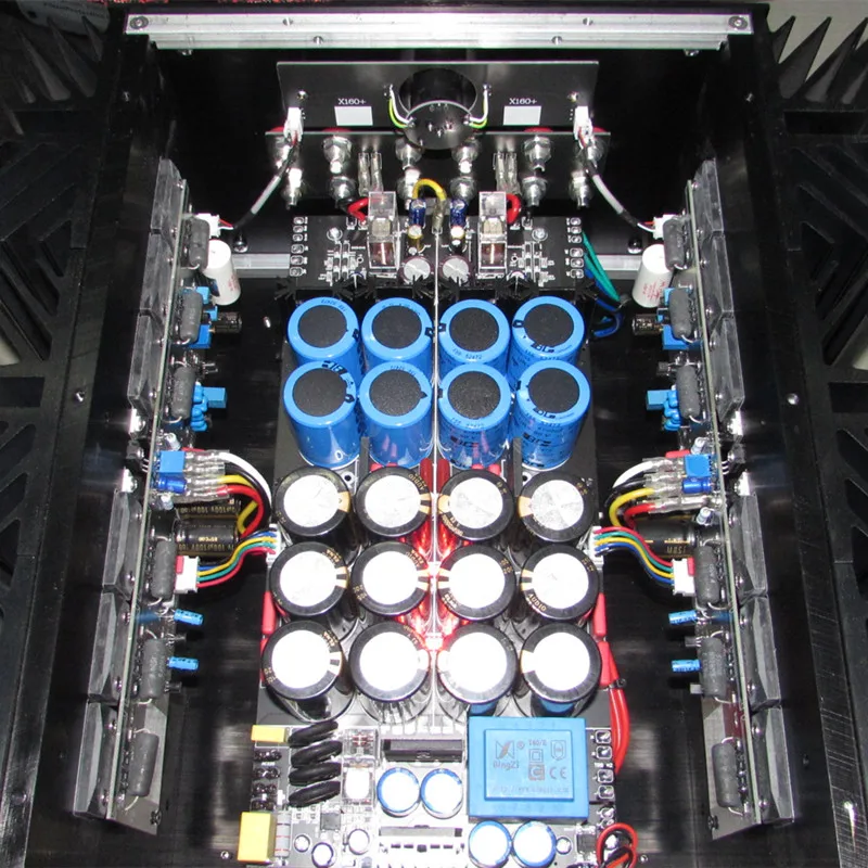 Cópia/estudo pass x160 + puro classe a amplificador de potência não-equilíbrio estéreo 100w * 2 equilíbrio mono bloco amplificador de potência 300w