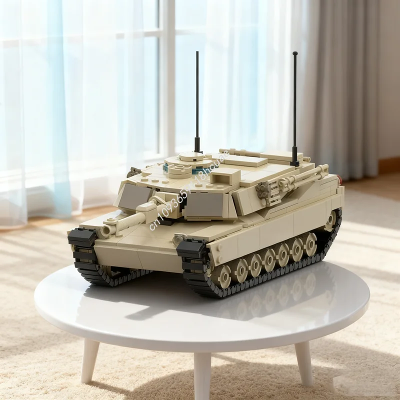 

665 шт. MOC Abrams Creatored модель строительные блоки строительная сборка DIY креативный кирпич рождественские подарки детские игрушки на день рождения