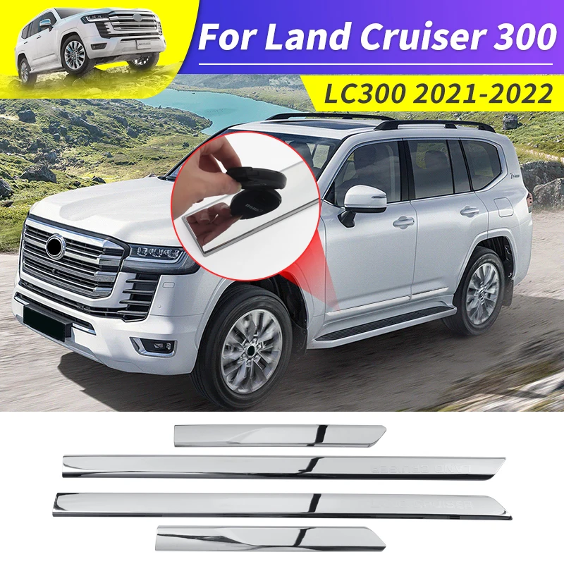 For 2022 Toyota Land Cruiser 300 Lc300 Fj300 Body Kit Decorative Car Door Scratch Resistant Modification Accessories VXR GXR GX