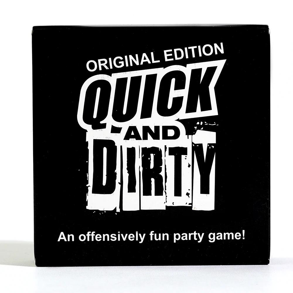 Quick And Dirty Card Game 70 pcs An Offensively Fun Game Funny Social Comedy Game Dirty Minds Nights Friends Fun Party Card Game