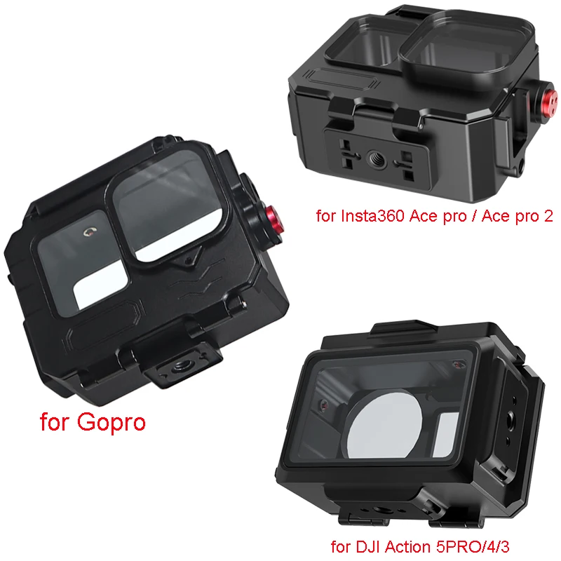 

Водонепроницаемый чехол для DJI OSMO Action 5 Pro 3 4/для Insta360 Ace Pro/для Gopro Защитный чехол для подводного дайвинга 80 м