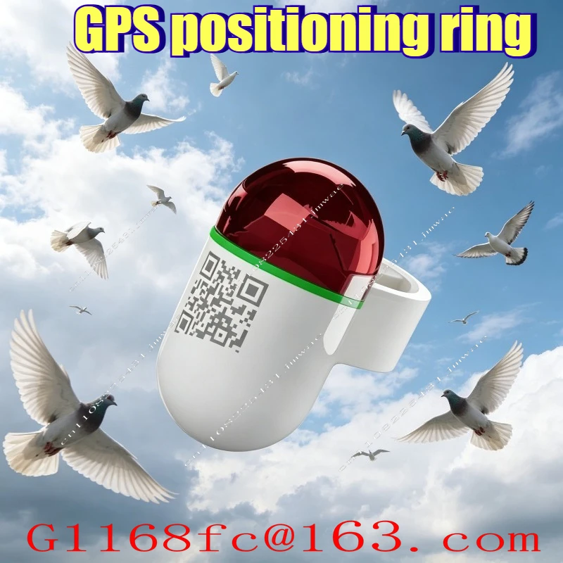 Mini IPX7 Waterproof Pigeon GPS Ring with Speed and Flight Data, Used for Racing Pigeon Training