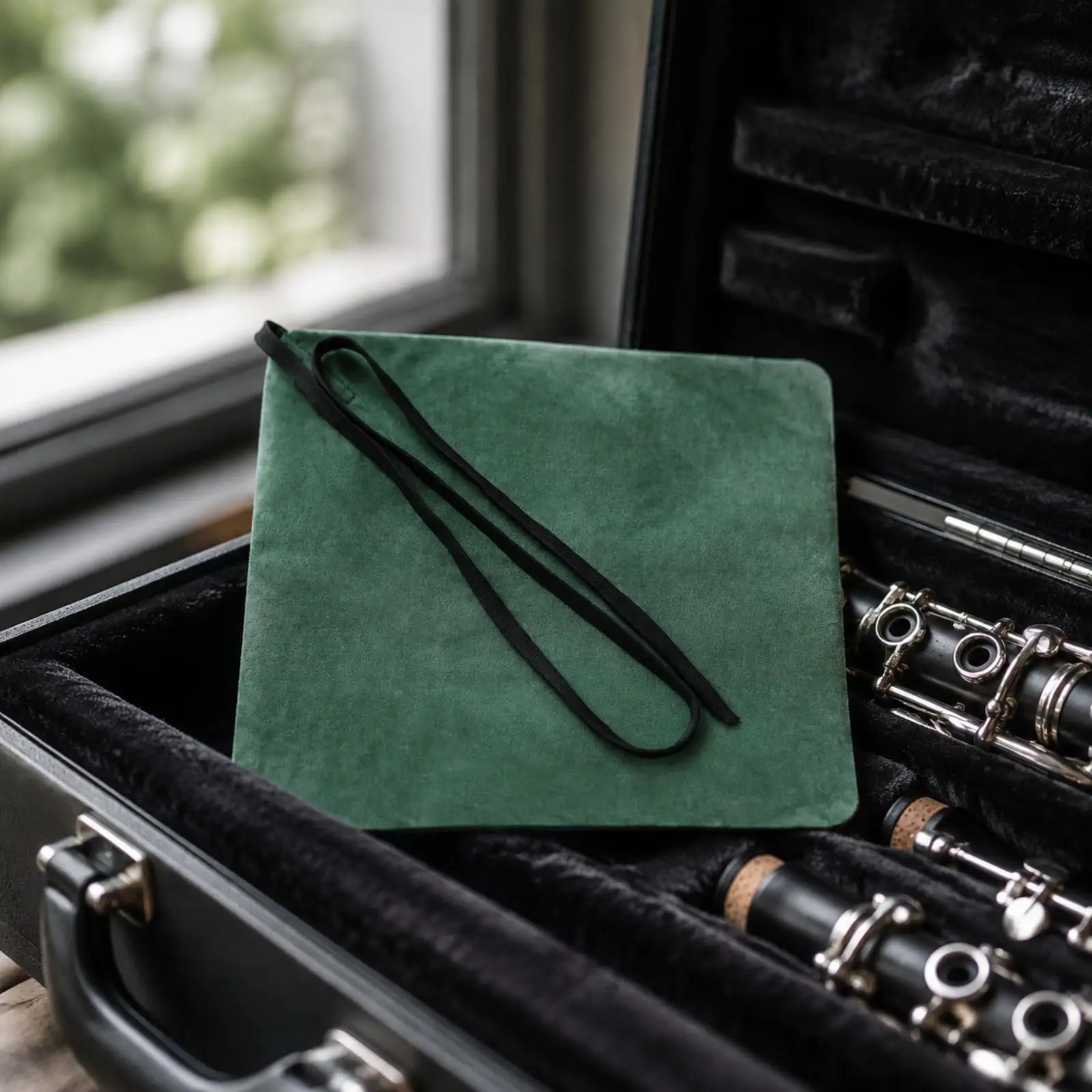 Soft Microfiber Musical Absorbent Wipe for Flute Clarinet Cleaning Cloth Reusable Instrument Care Tool