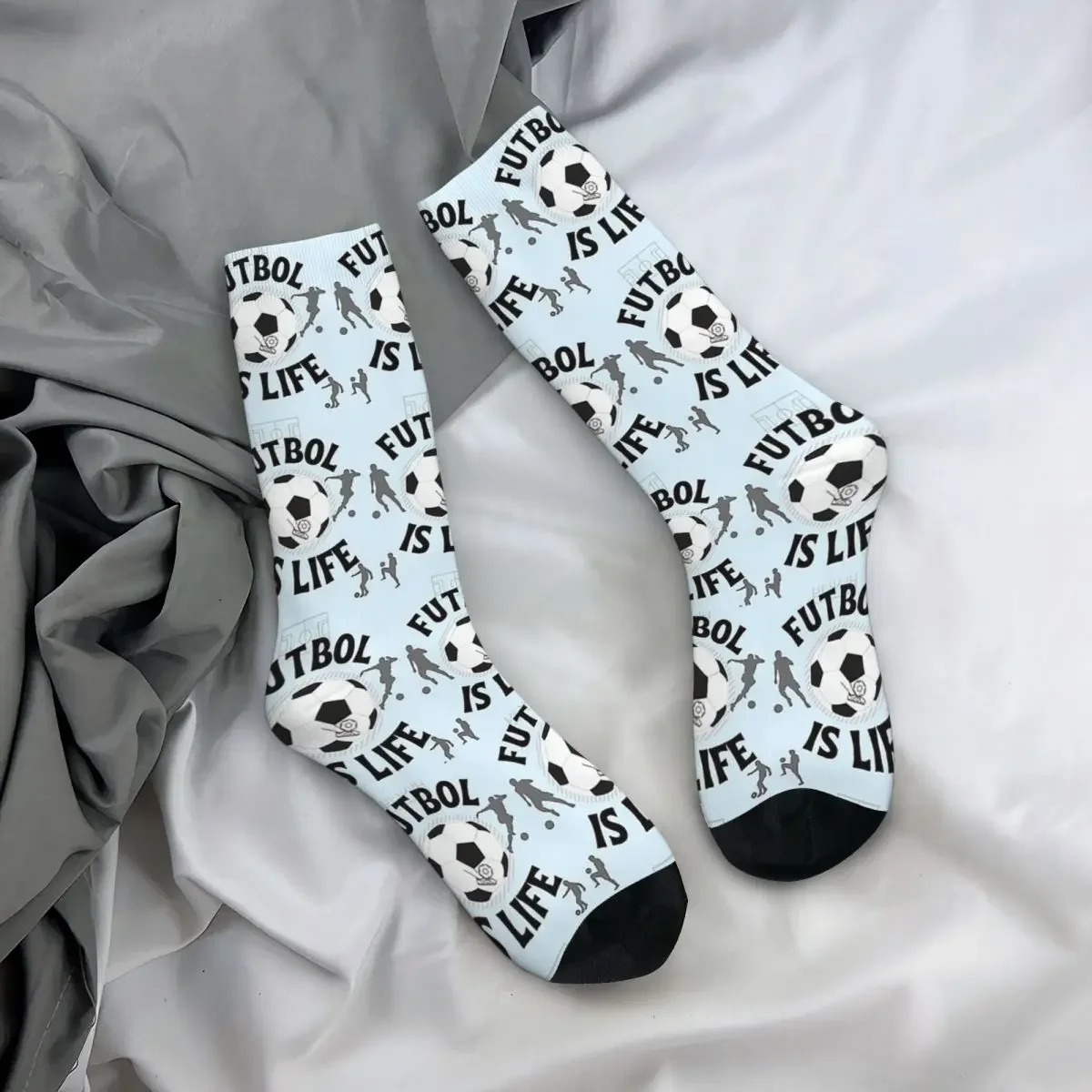 Fußball ist Lebens socken Harajuku super weiche Strümpfe die ganze Saison über Socken Zubehör für Unisex-Geschenke