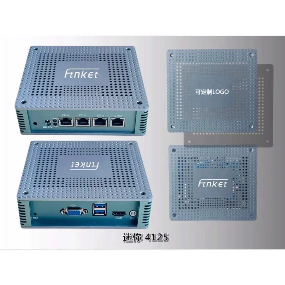 Процессор Intel N5105, безвентиляторный мини-роутер, 2,5G 4 * lntel I226,NVMe DDR4,PfSense маршрутизатор OPNsense брандмауэр VPN сервер