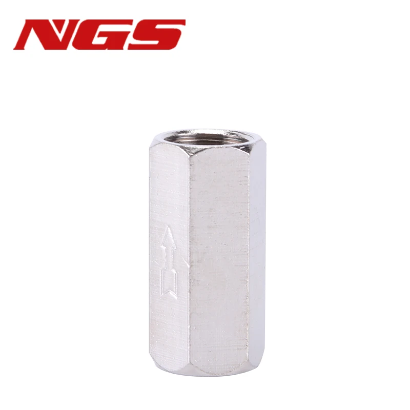 Pneumatic Check Valve 1/8 1/4 1/2 3/8 For Compressor 6mm 8mm 10mm 12mm One Way Air Gas Single Way Valve With Connector