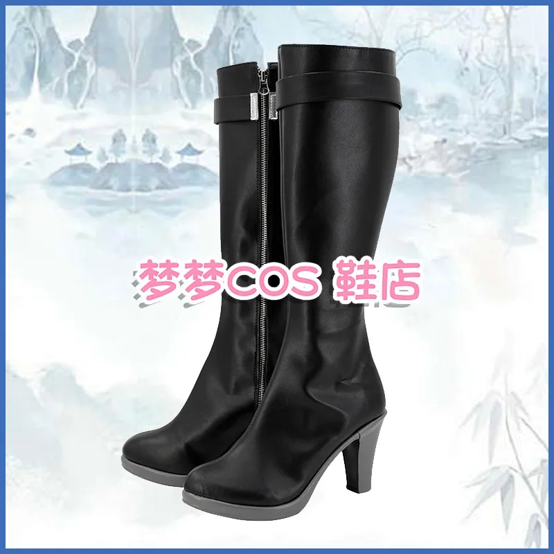 Mitsuru Kirijo Scarpe Cosplay Gioco PERSONA 3 Ricarica Mitsuru Kirijo Stivali