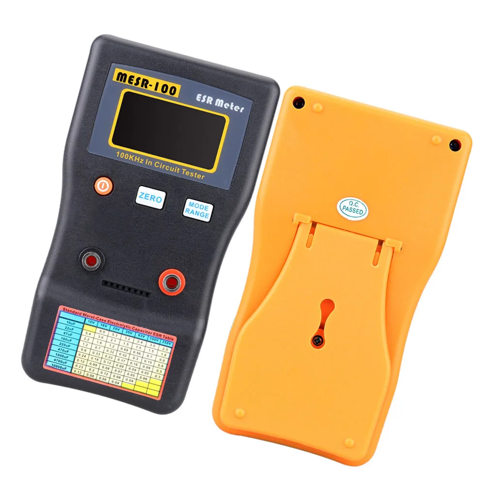 MESR-100/M6013 ESR Capacitance Ohm Meter Professional Capacitance Resistance Capacitor Circuit Testing Device Capacitor Tester