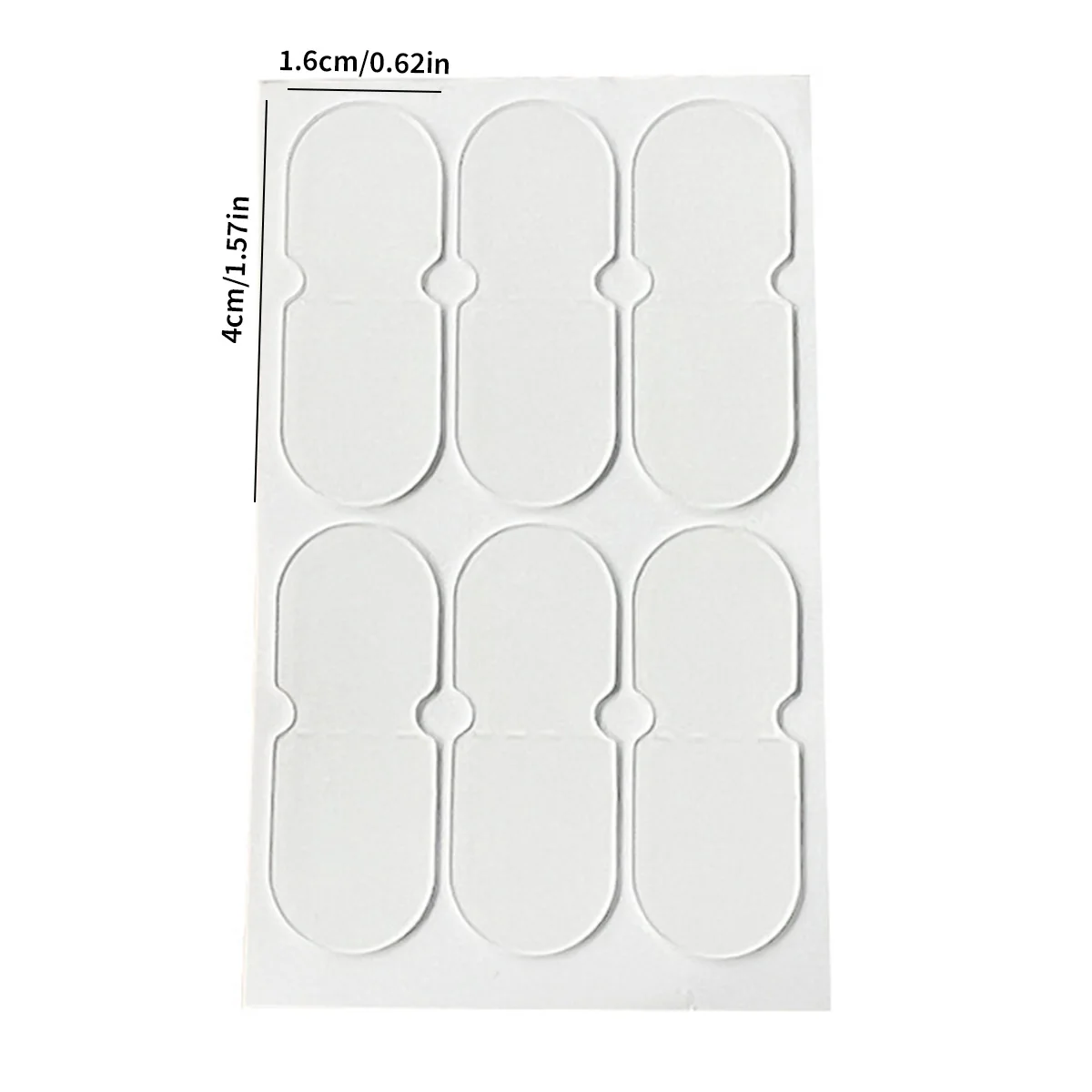 Stick Out Your Ears Elf Ear Stickers Transparent One Sided Ear Tapes Silicone Cosmetic Ear Patch To Creat V-shaped Face