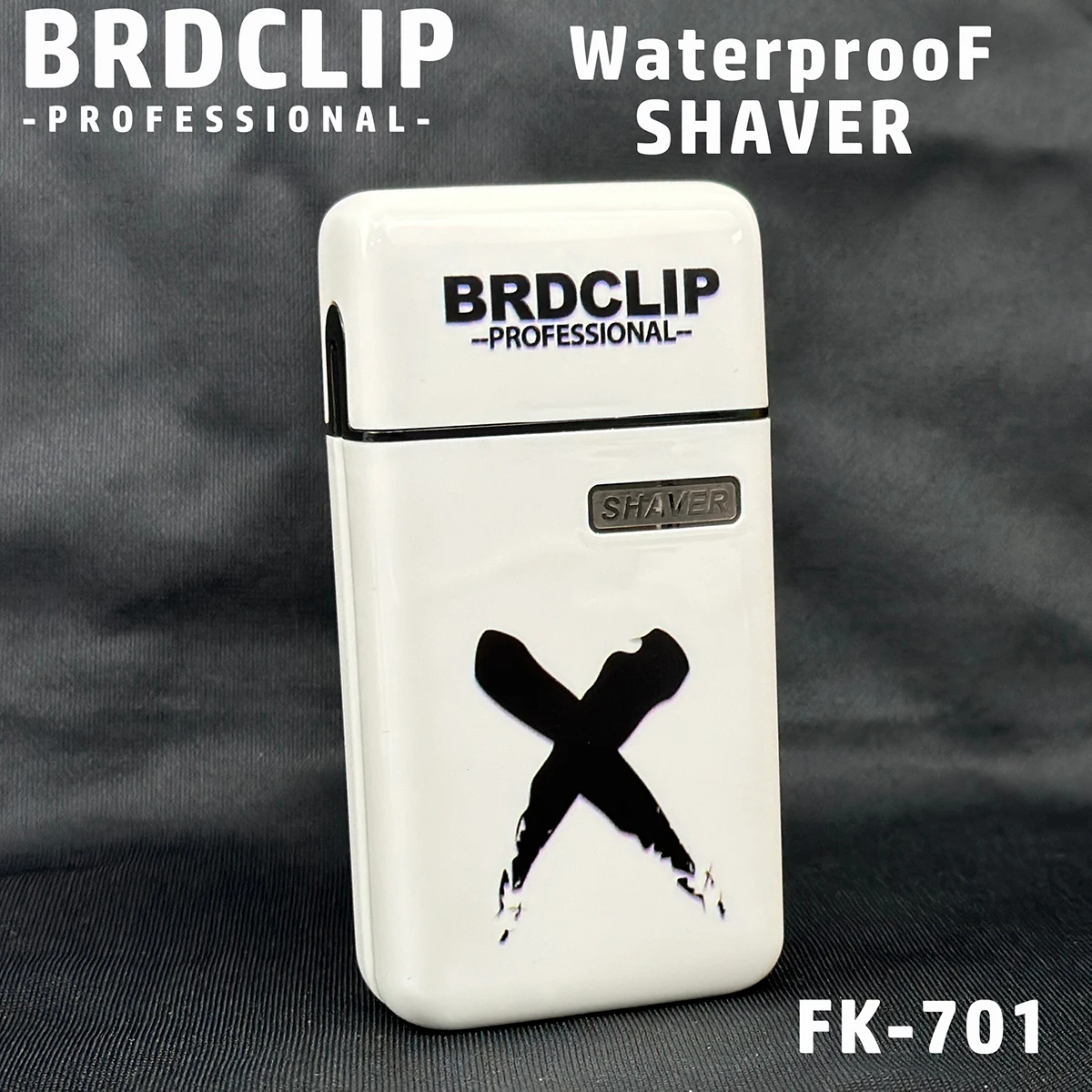 BRDCLIP FK-701 Wodoodporna profesjonalna golarka elektryczna Zastawa tłokowa na sucho i na mokro Trymer do brody i włosów