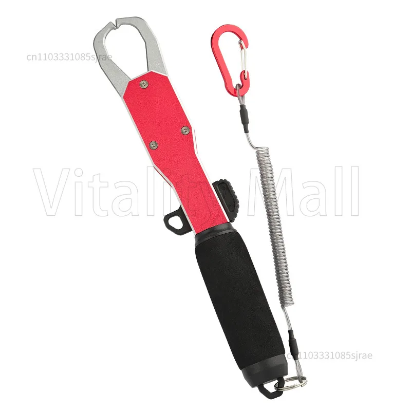 Anti-rust push handle double opening fish control device, fish clip device, large objects do not run fish, fishing tools